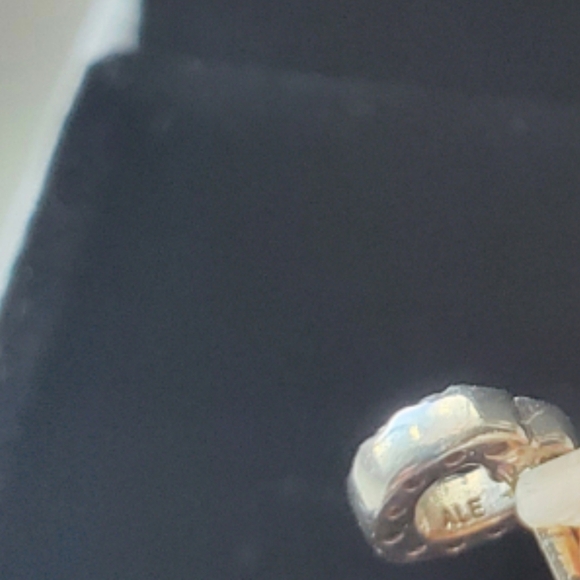 Pandora Open Heart Stud Earrings - Picture 6 of 7